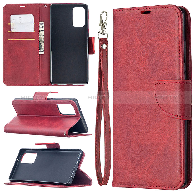 Custodia Portafoglio In Pelle Cover con Supporto B04F per Samsung Galaxy Note 20 5G