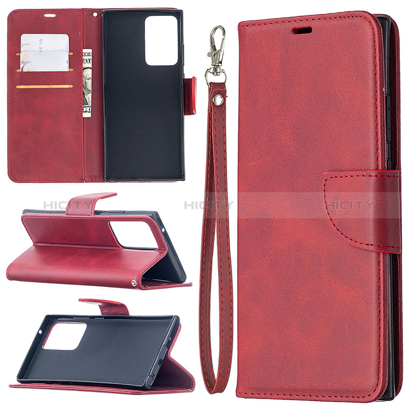 Custodia Portafoglio In Pelle Cover con Supporto B04F per Samsung Galaxy Note 20 Ultra 5G