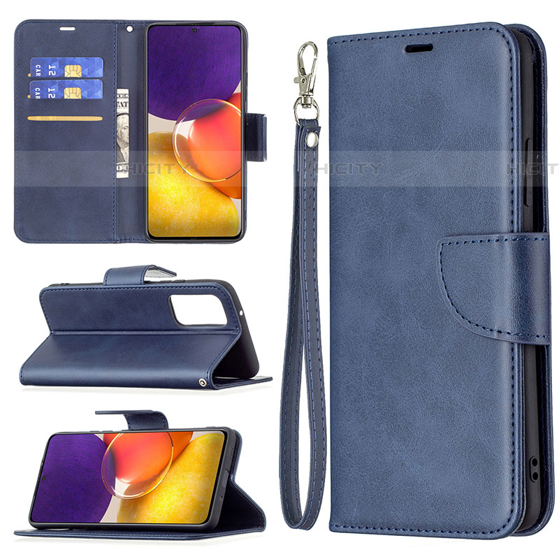 Custodia Portafoglio In Pelle Cover con Supporto B04F per Samsung Galaxy Quantum4 5G