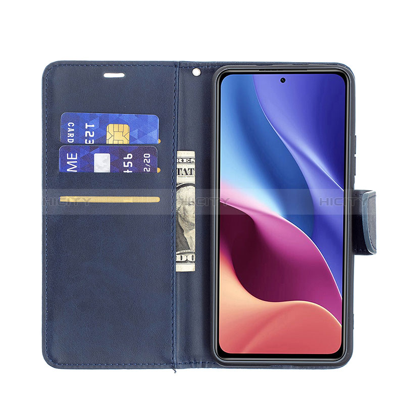 Custodia Portafoglio In Pelle Cover con Supporto B04F per Xiaomi Mi 11X Pro 5G