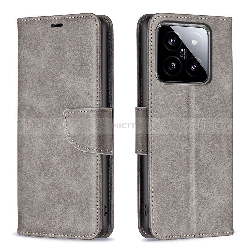 Custodia Portafoglio In Pelle Cover con Supporto B04F per Xiaomi Mi 14 5G