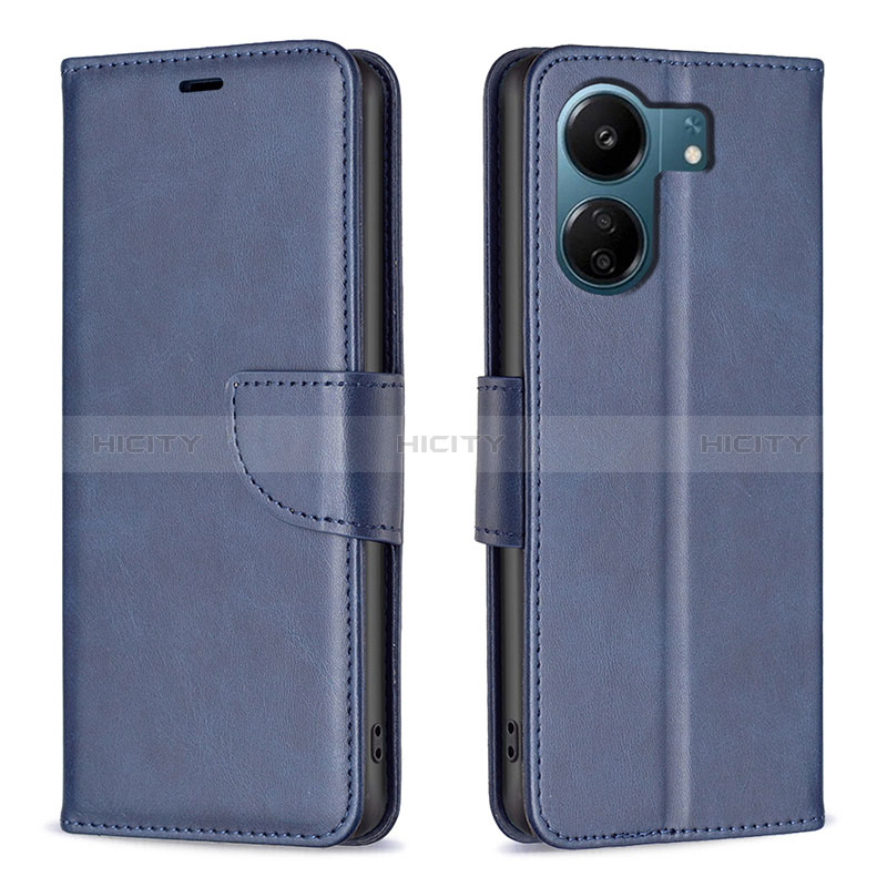 Custodia Portafoglio In Pelle Cover con Supporto B04F per Xiaomi Poco C65