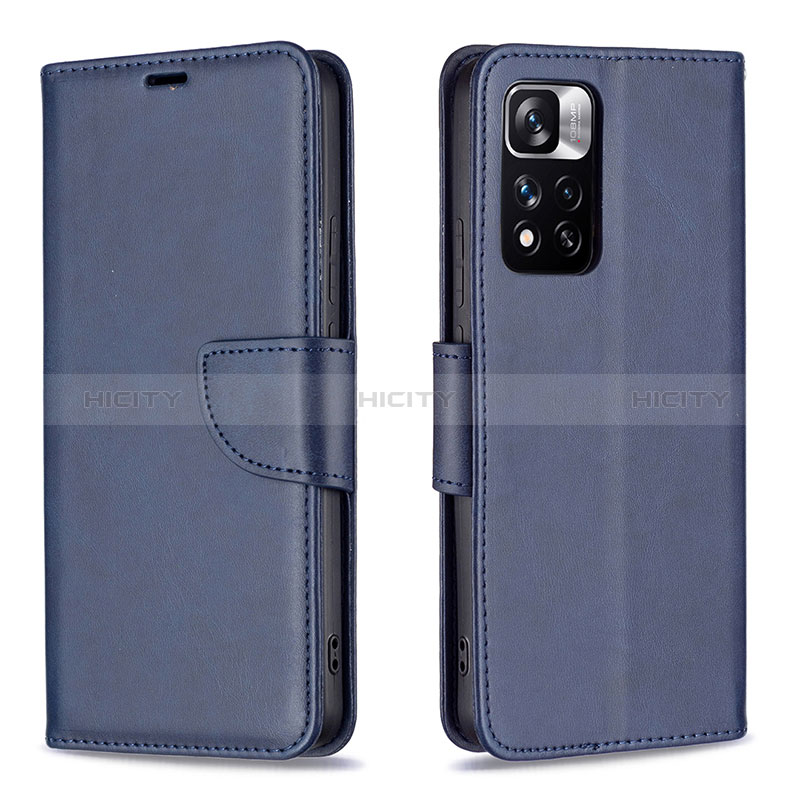 Custodia Portafoglio In Pelle Cover con Supporto B04F per Xiaomi Poco X4 NFC