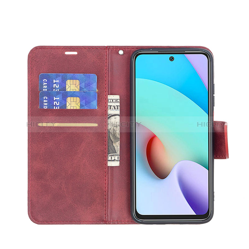 Custodia Portafoglio In Pelle Cover con Supporto B04F per Xiaomi Redmi 10 (2022)