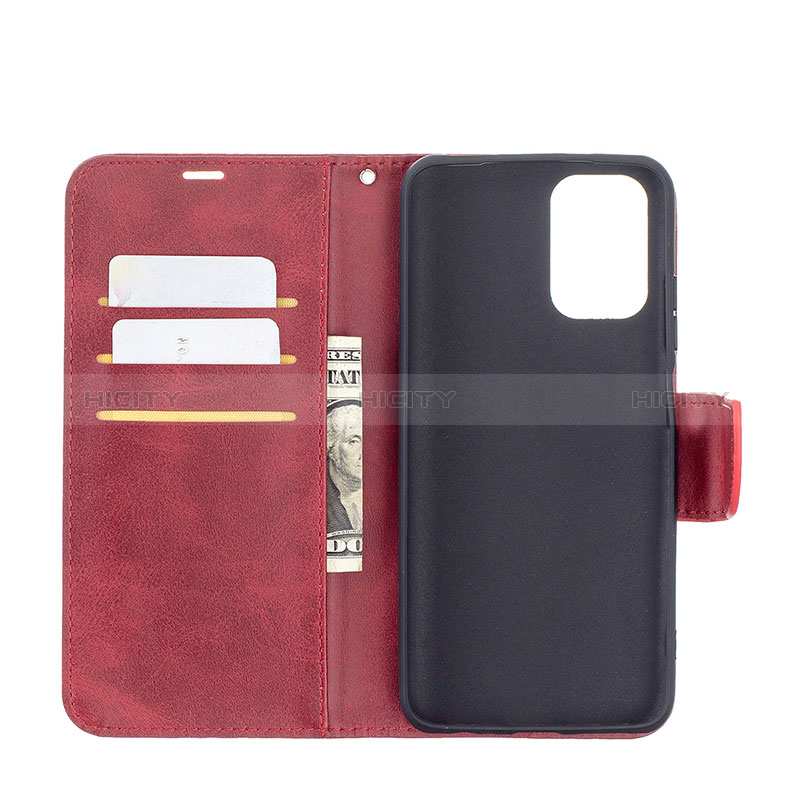 Custodia Portafoglio In Pelle Cover con Supporto B04F per Xiaomi Redmi Note 10 4G