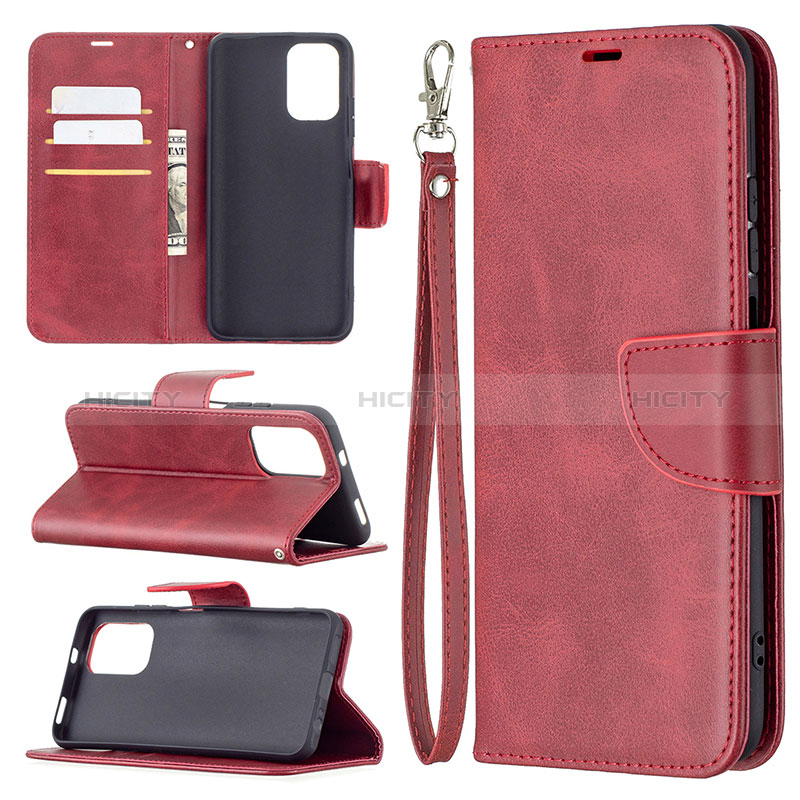 Custodia Portafoglio In Pelle Cover con Supporto B04F per Xiaomi Redmi Note 10 4G