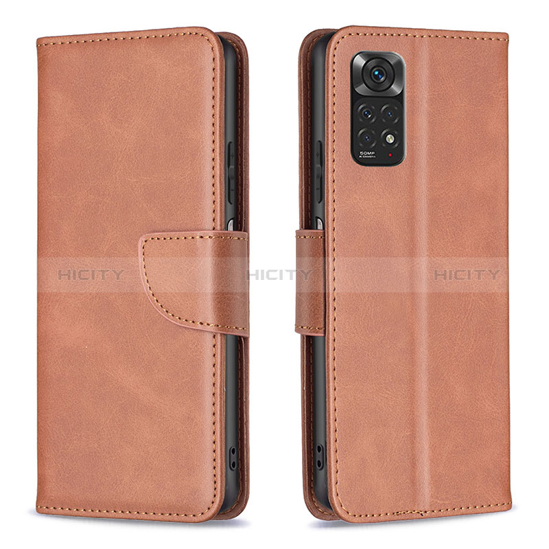 Custodia Portafoglio In Pelle Cover con Supporto B04F per Xiaomi Redmi Note 11 4G (2022)