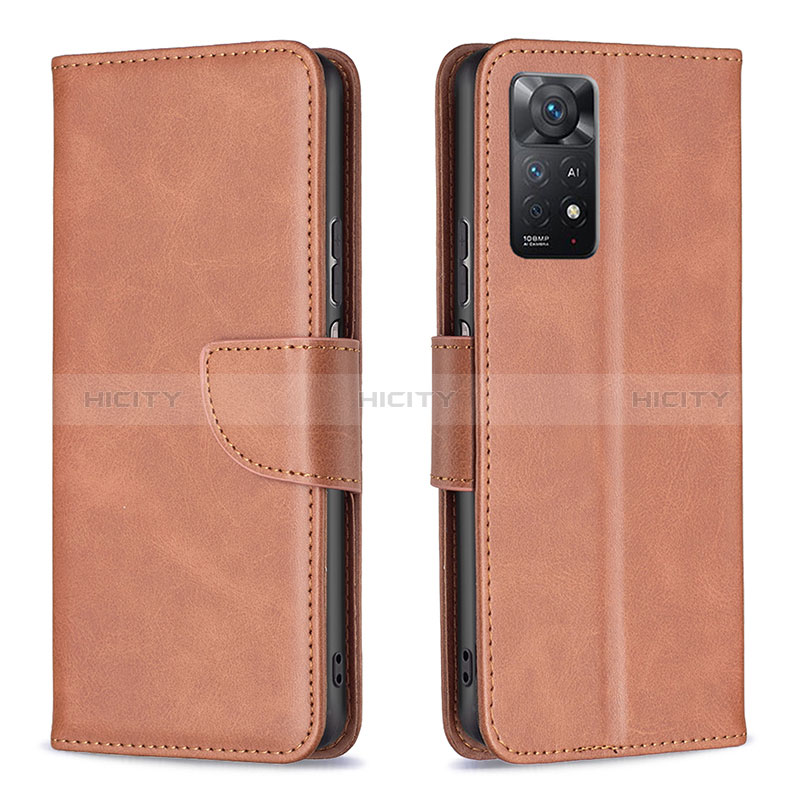 Custodia Portafoglio In Pelle Cover con Supporto B04F per Xiaomi Redmi Note 11 Pro 4G