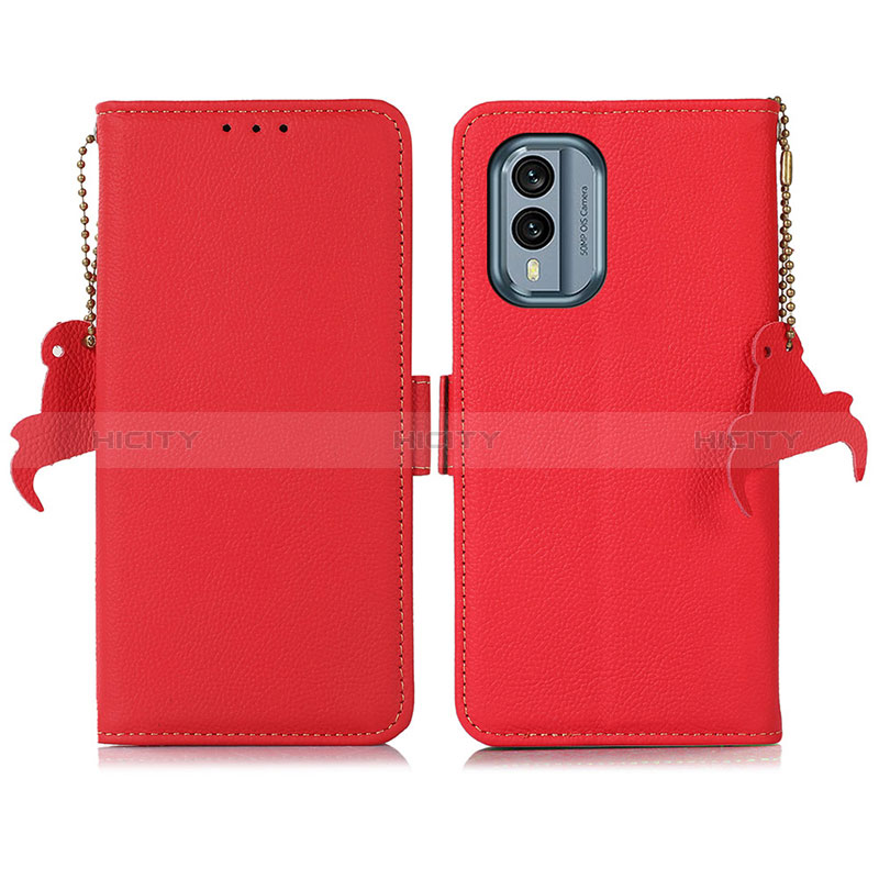 Custodia Portafoglio In Pelle Cover con Supporto B04H per Nokia X30 5G