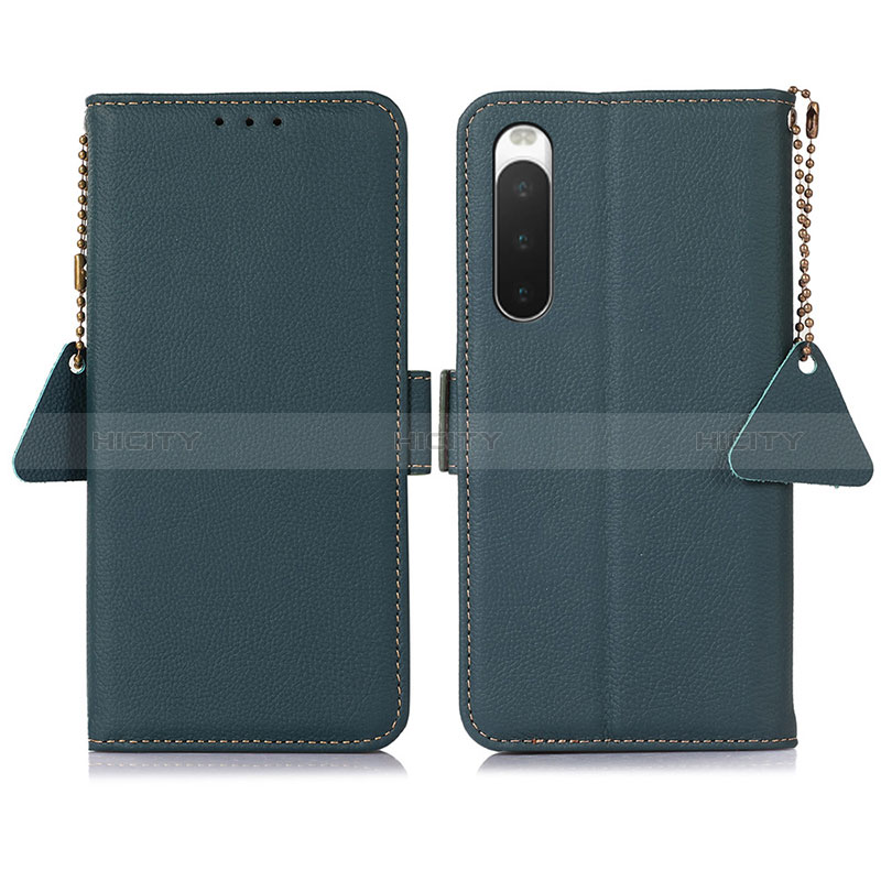 Custodia Portafoglio In Pelle Cover con Supporto B04H per Sony Xperia 10 IV SO-52C