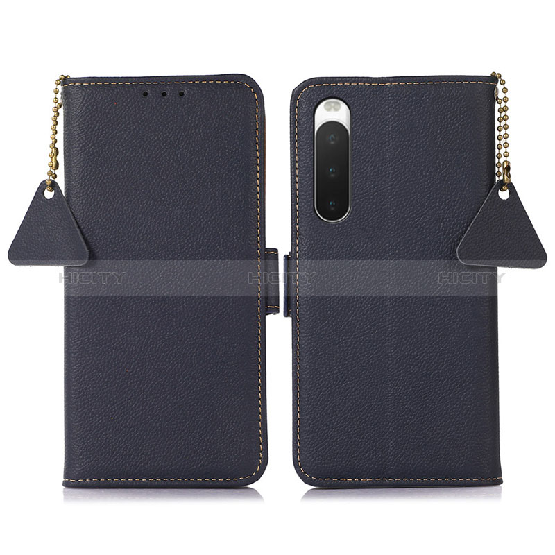 Custodia Portafoglio In Pelle Cover con Supporto B04H per Sony Xperia 10 IV SOG07