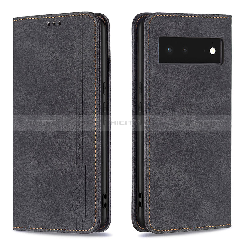 Custodia Portafoglio In Pelle Cover con Supporto B05F per Google Pixel 6 5G