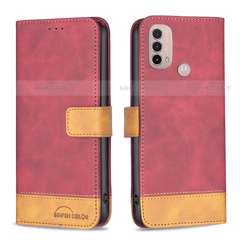 Custodia Portafoglio In Pelle Cover con Supporto B05F per Motorola Moto E40