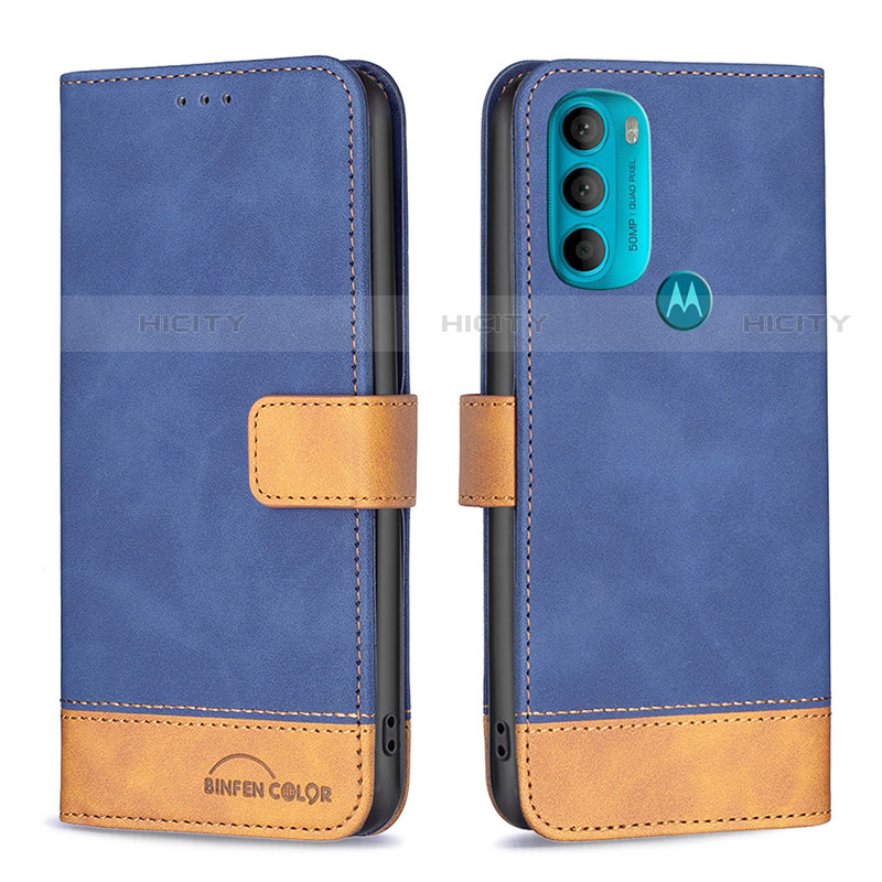 Custodia Portafoglio In Pelle Cover con Supporto B05F per Motorola Moto G71 5G