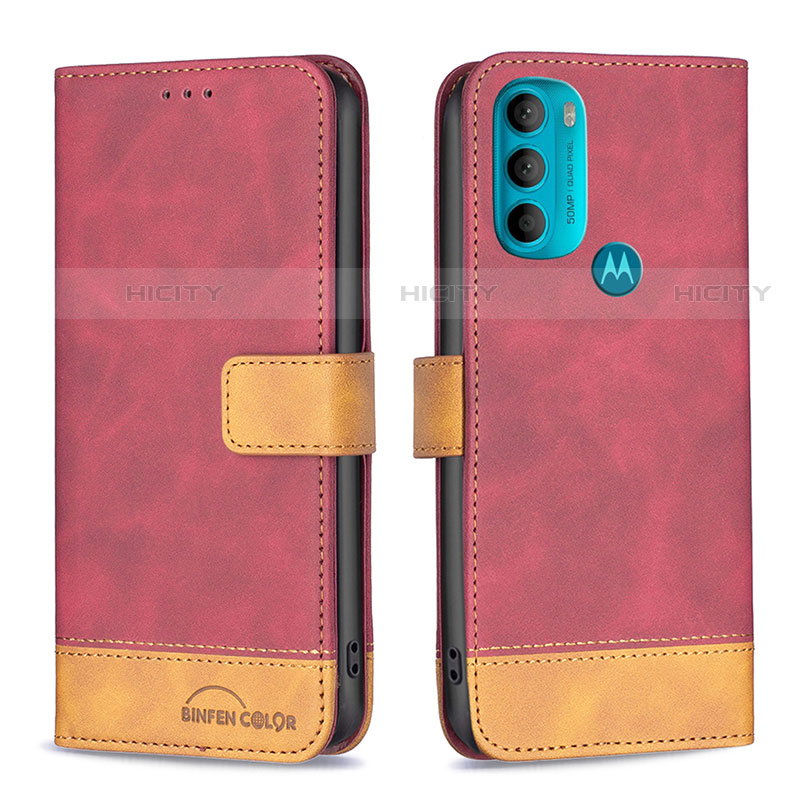 Custodia Portafoglio In Pelle Cover con Supporto B05F per Motorola Moto G71 5G