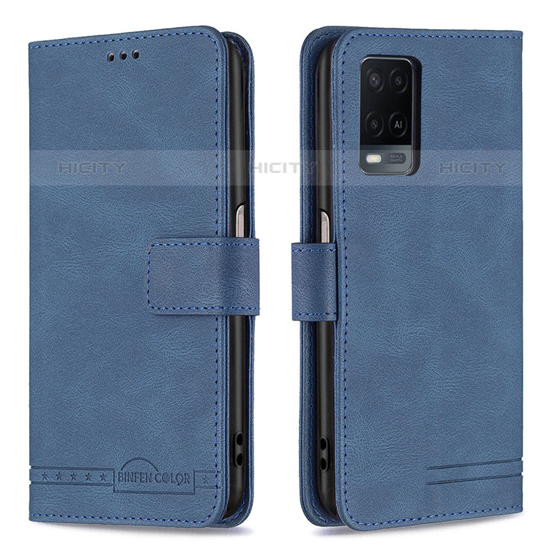 Custodia Portafoglio In Pelle Cover con Supporto B05F per Oppo A54 4G