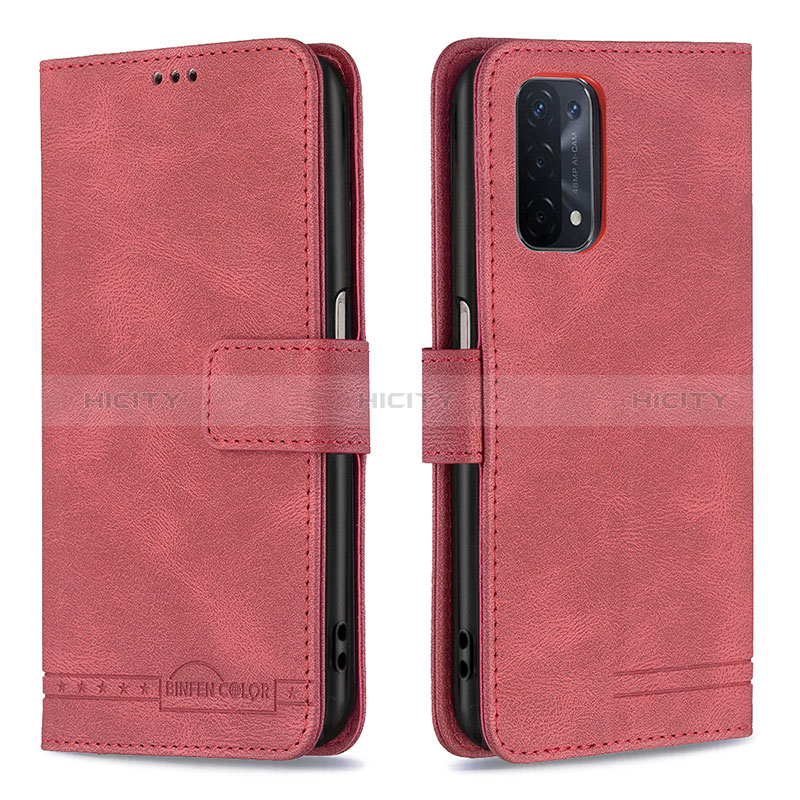 Custodia Portafoglio In Pelle Cover con Supporto B05F per Oppo A54 5G