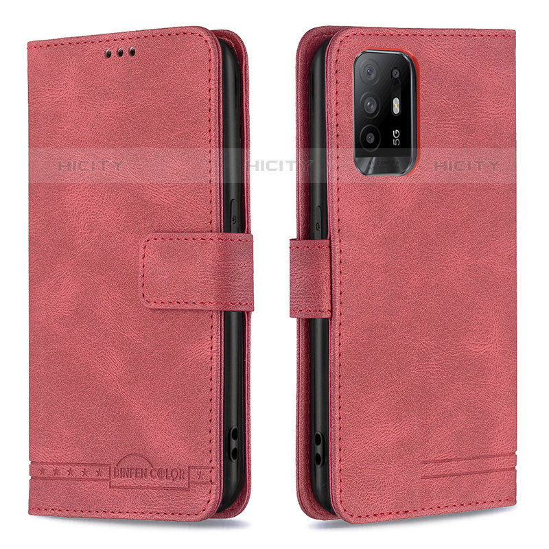 Custodia Portafoglio In Pelle Cover con Supporto B05F per Oppo A94 5G