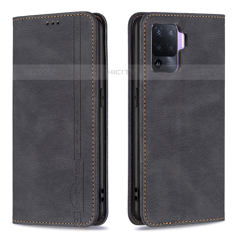 Custodia Portafoglio In Pelle Cover con Supporto B05F per Oppo Reno5 F