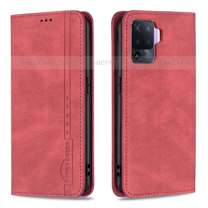 Custodia Portafoglio In Pelle Cover con Supporto B05F per Oppo Reno5 F