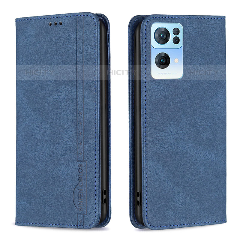 Custodia Portafoglio In Pelle Cover con Supporto B05F per Oppo Reno7 Pro 5G