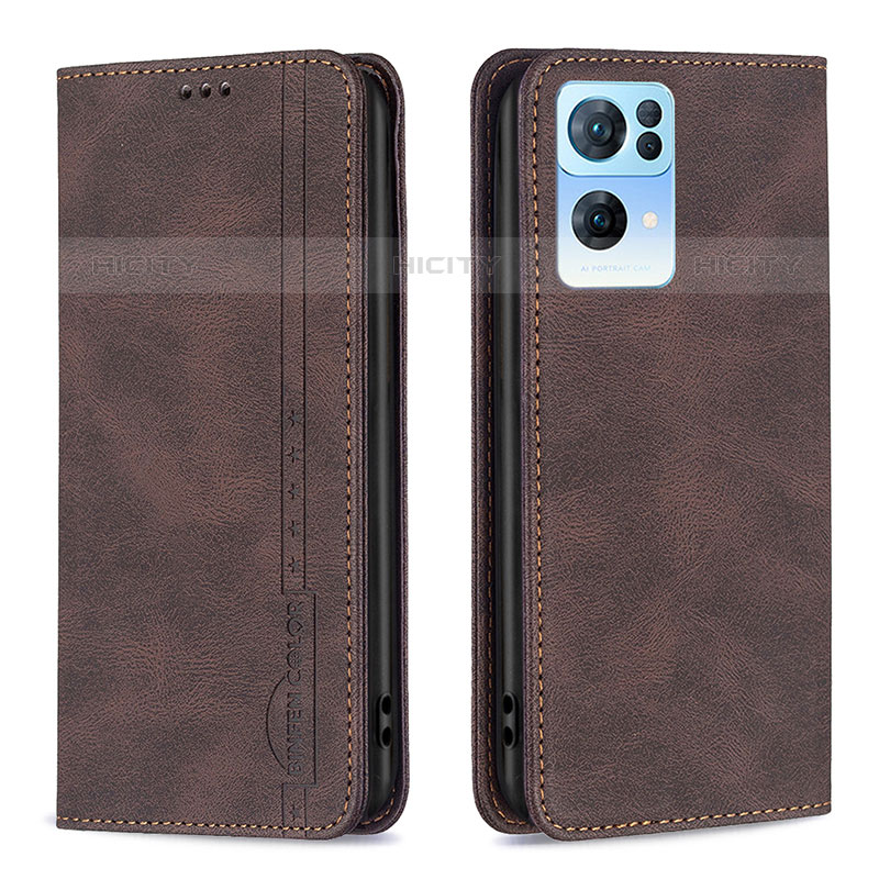 Custodia Portafoglio In Pelle Cover con Supporto B05F per Oppo Reno7 Pro 5G