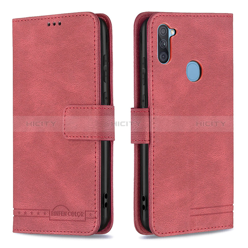 Custodia Portafoglio In Pelle Cover con Supporto B05F per Samsung Galaxy A11