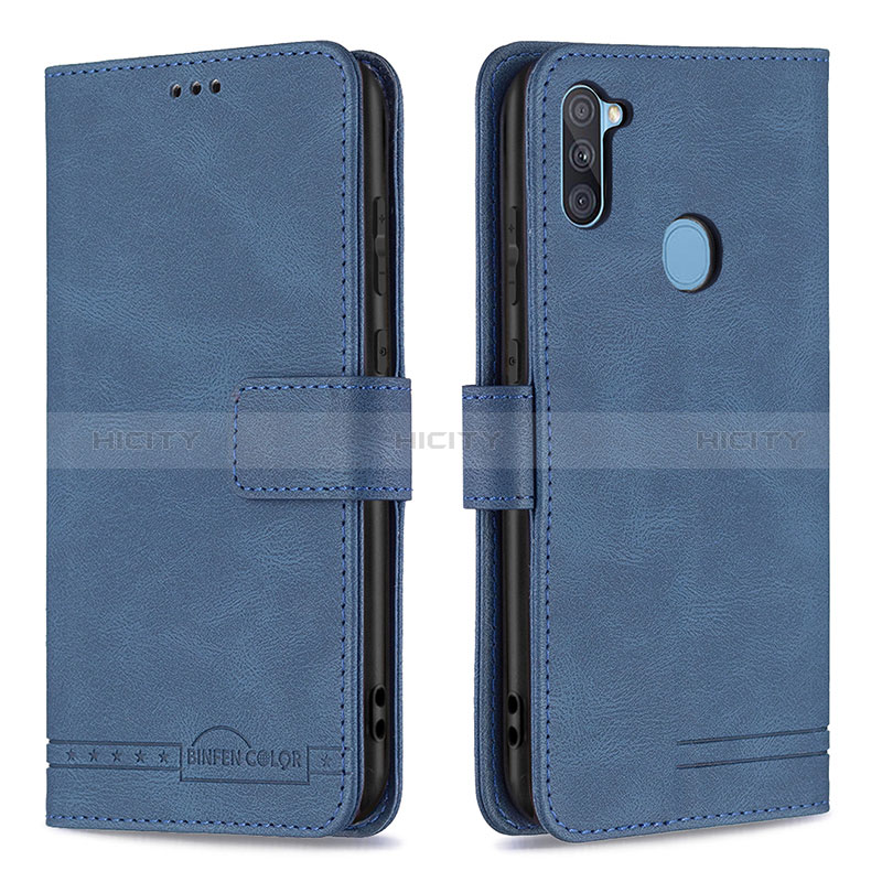 Custodia Portafoglio In Pelle Cover con Supporto B05F per Samsung Galaxy A11