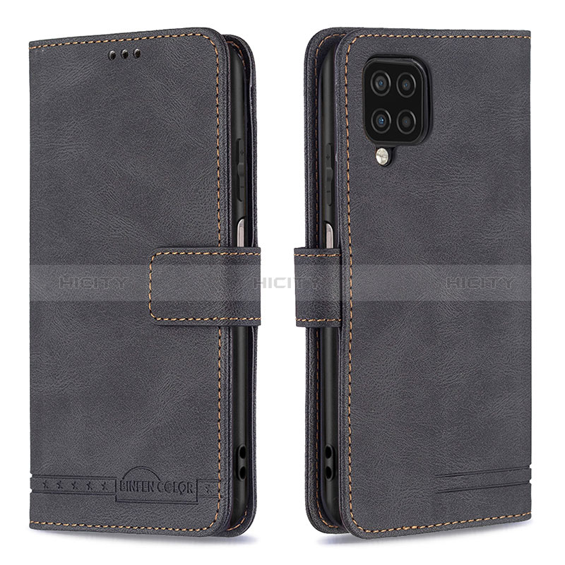 Custodia Portafoglio In Pelle Cover con Supporto B05F per Samsung Galaxy A12 Nacho