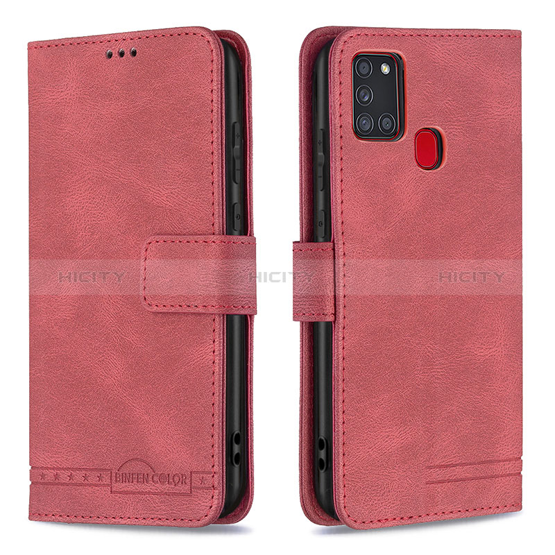 Custodia Portafoglio In Pelle Cover con Supporto B05F per Samsung Galaxy A21s