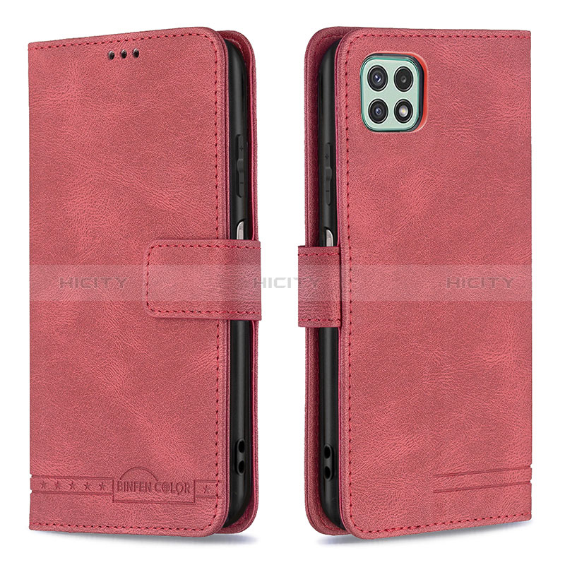 Custodia Portafoglio In Pelle Cover con Supporto B05F per Samsung Galaxy A22s 5G