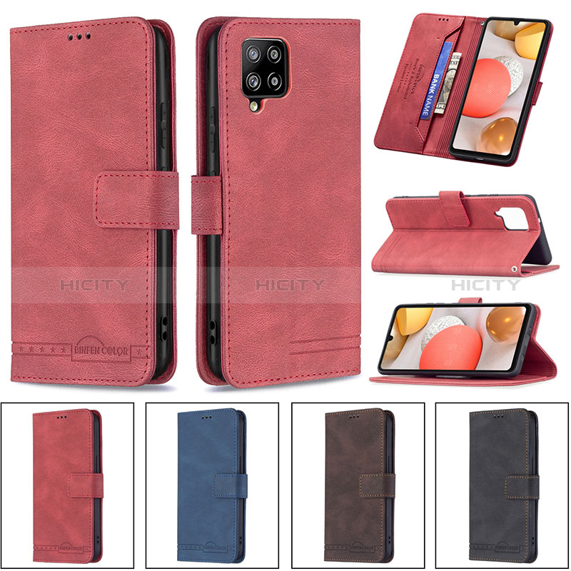 Custodia Portafoglio In Pelle Cover con Supporto B05F per Samsung Galaxy A42 5G