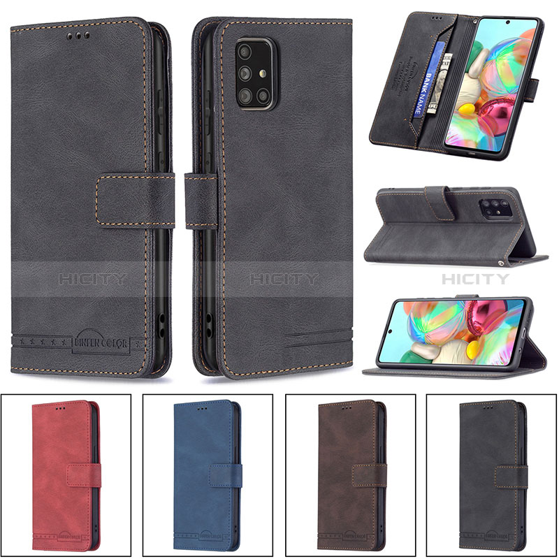 Custodia Portafoglio In Pelle Cover con Supporto B05F per Samsung Galaxy A71 4G A715