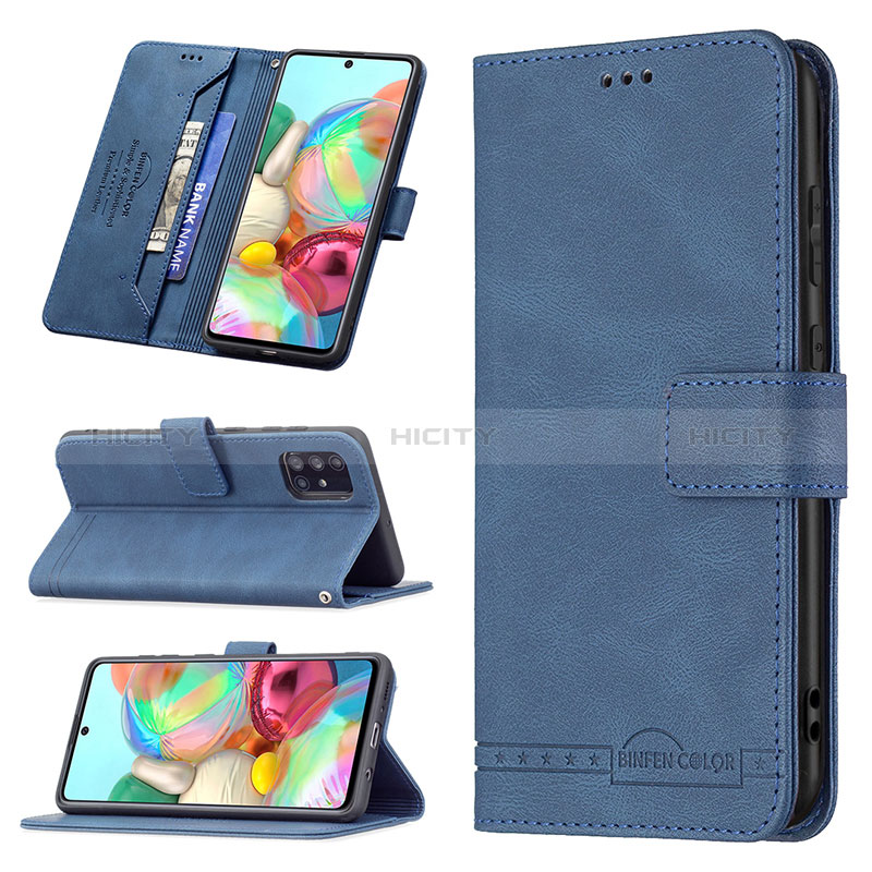 Custodia Portafoglio In Pelle Cover con Supporto B05F per Samsung Galaxy A71 5G