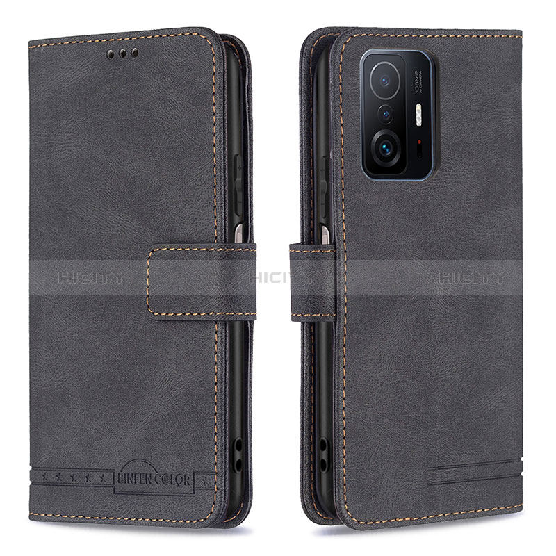 Custodia Portafoglio In Pelle Cover con Supporto B05F per Xiaomi Mi 11T 5G Nero