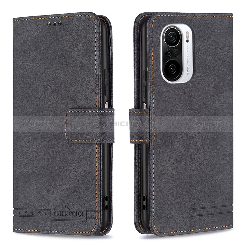 Custodia Portafoglio In Pelle Cover con Supporto B05F per Xiaomi Mi 11X 5G Nero