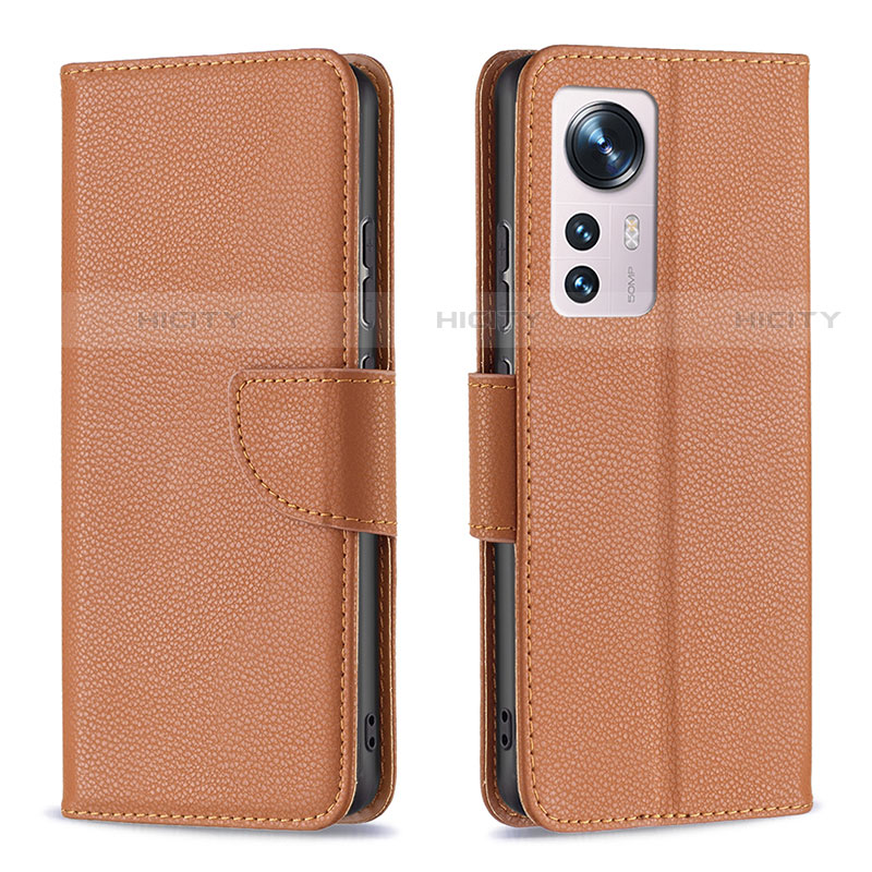 Custodia Portafoglio In Pelle Cover con Supporto B05F per Xiaomi Mi 12 Pro 5G