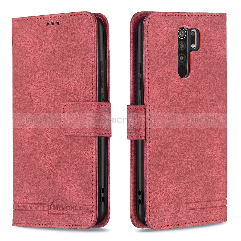 Custodia Portafoglio In Pelle Cover con Supporto B05F per Xiaomi Redmi 9