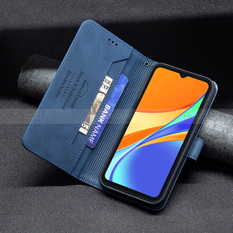 Custodia Portafoglio In Pelle Cover con Supporto B05F per Xiaomi Redmi 9 Activ