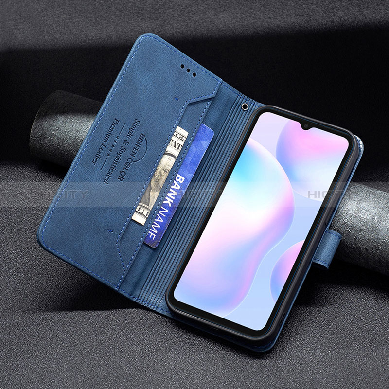 Custodia Portafoglio In Pelle Cover con Supporto B05F per Xiaomi Redmi 9A