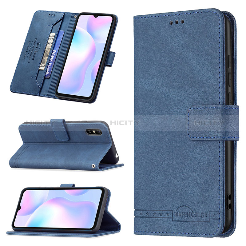 Custodia Portafoglio In Pelle Cover con Supporto B05F per Xiaomi Redmi 9i