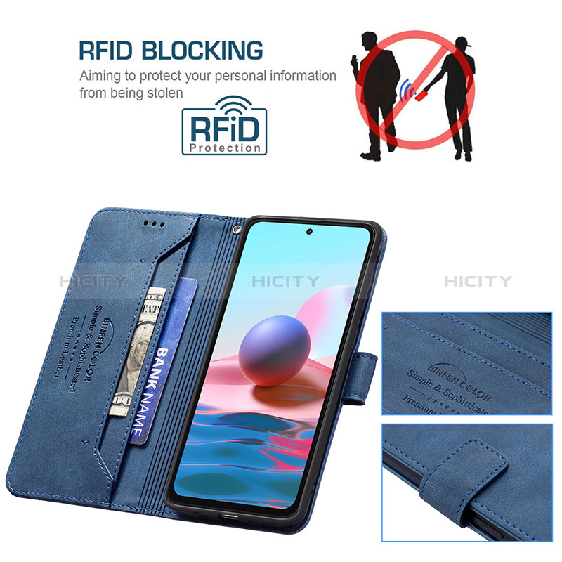 Custodia Portafoglio In Pelle Cover con Supporto B05F per Xiaomi Redmi Note 10S 4G