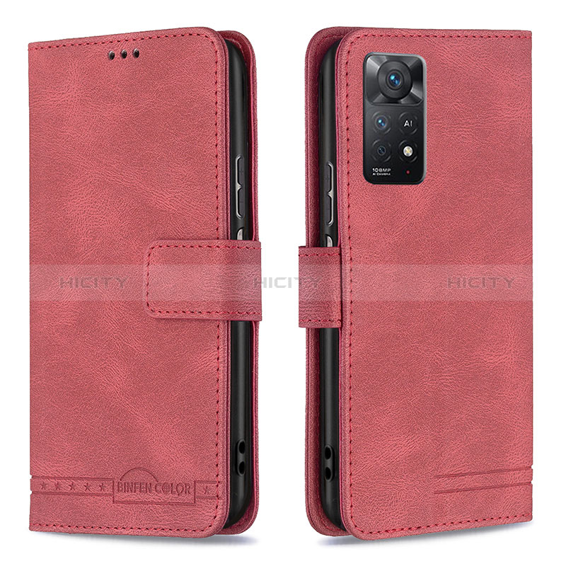 Custodia Portafoglio In Pelle Cover con Supporto B05F per Xiaomi Redmi Note 11 Pro 4G