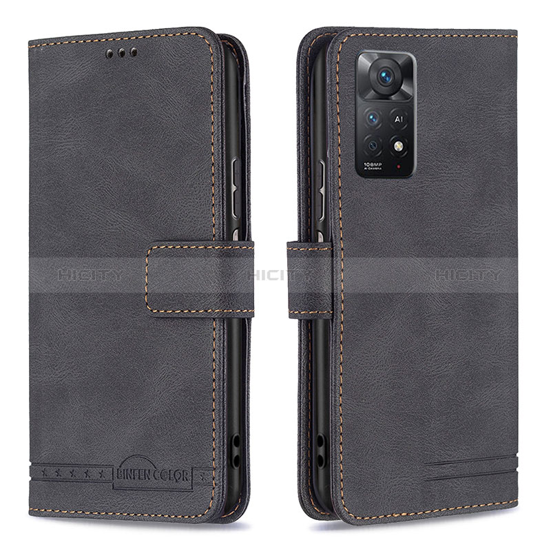 Custodia Portafoglio In Pelle Cover con Supporto B05F per Xiaomi Redmi Note 11 Pro 4G