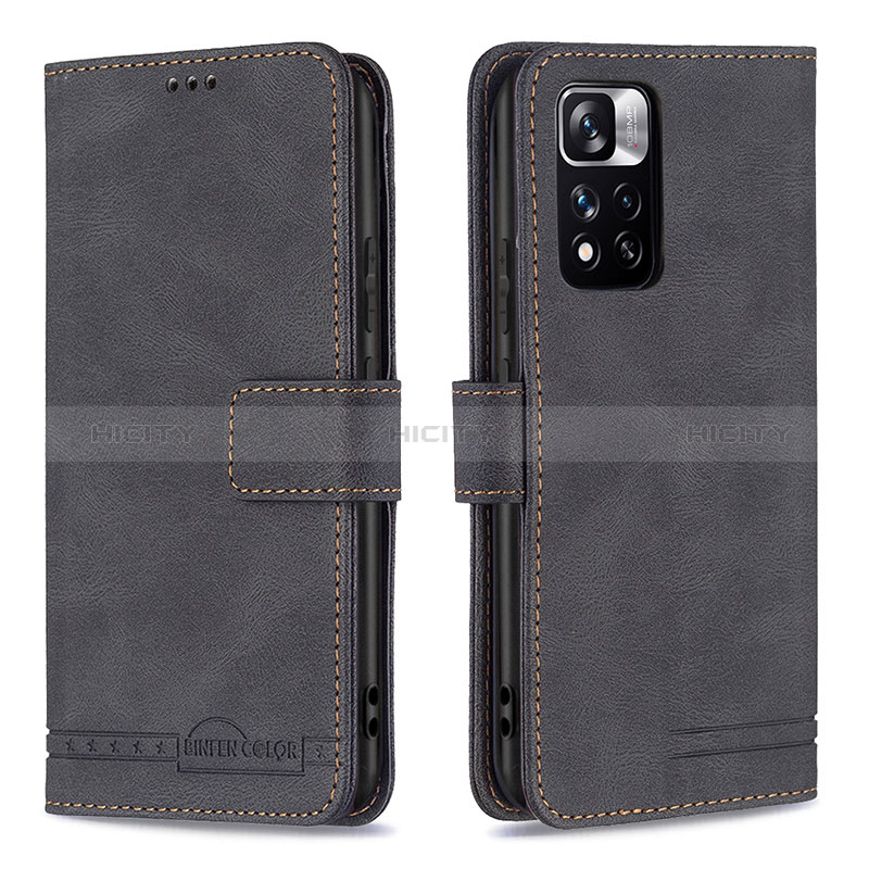 Custodia Portafoglio In Pelle Cover con Supporto B05F per Xiaomi Redmi Note 11 Pro+ Plus 5G