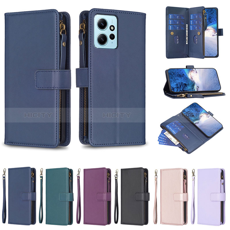 Custodia Portafoglio In Pelle Cover con Supporto B05F per Xiaomi Redmi Note 12 4G