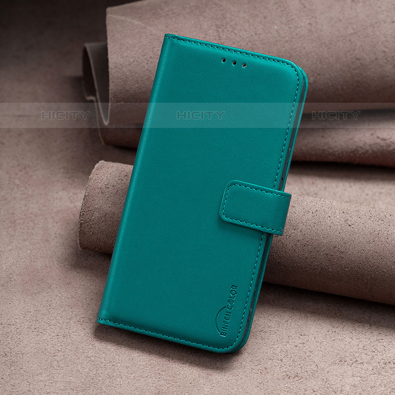 Custodia Portafoglio In Pelle Cover con Supporto B06F per Google Pixel 7 5G Verde