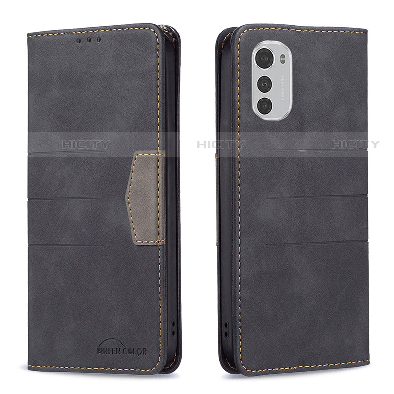 Custodia Portafoglio In Pelle Cover con Supporto B06F per Motorola Moto E32