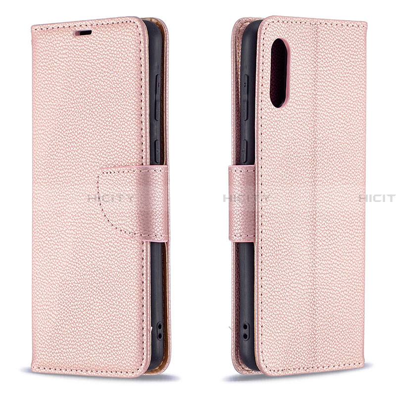 Custodia Portafoglio In Pelle Cover con Supporto B06F per Samsung Galaxy A02