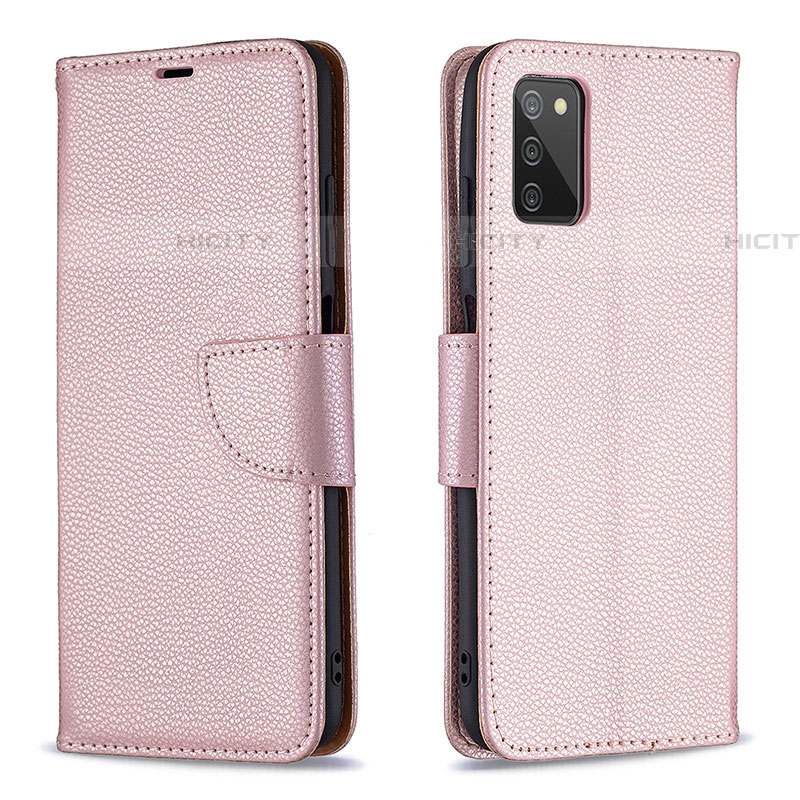 Custodia Portafoglio In Pelle Cover con Supporto B06F per Samsung Galaxy A03s